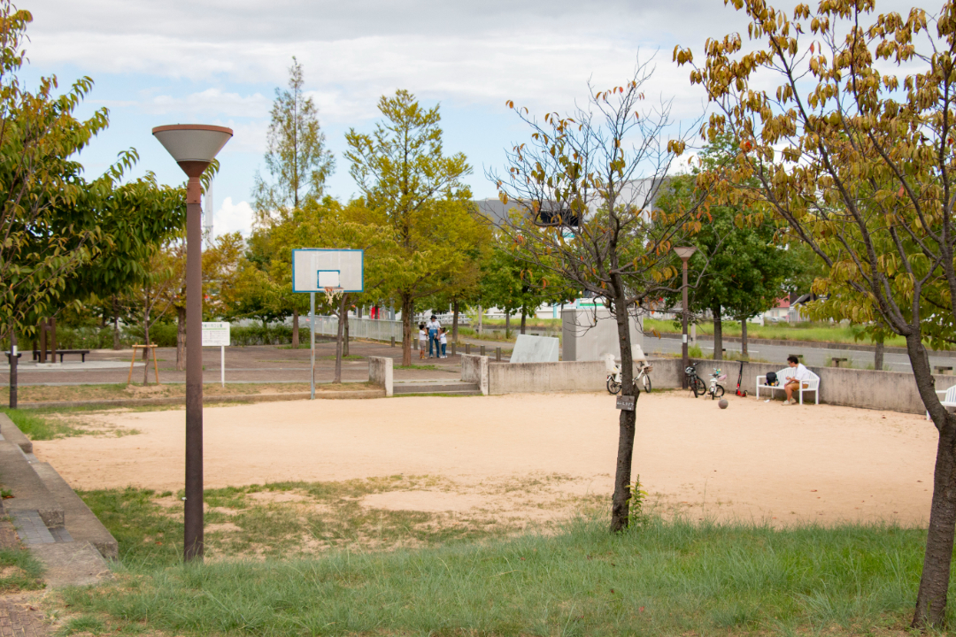 西郷川河口公園の画像