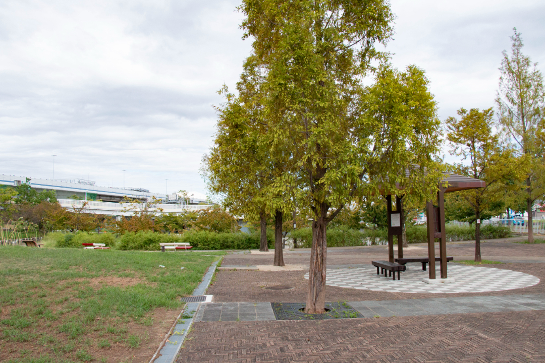 西郷川河口公園の画像