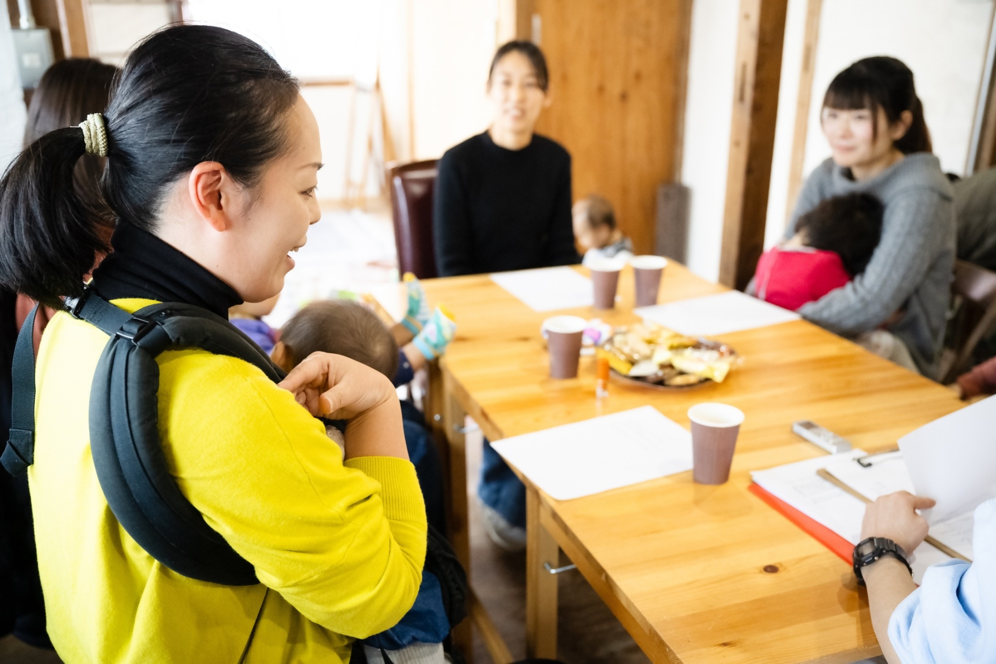 多子世帯座談会の様子